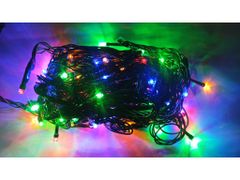 AUR Vnitřní LED vánoční řetěz - různobarevná, 21m, 210 LED