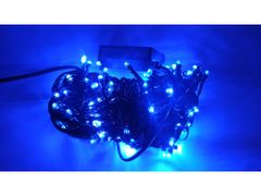 AUR Vnitřní LED vánoční řetěz - modrá, 5m, 50 LED