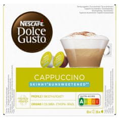NESCAFÉ Dolce Gusto Cappuccino Skinny Unsweetened – kávové kapsle – karton 3x16 ks