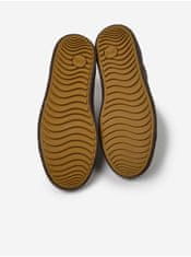 Camper Hnědé pánské kotníkové kožené boty Camper Melody Cola 46