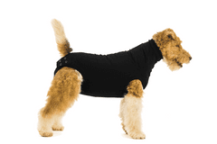 Suitical Pooperační ochranné oblečení pro psa černé 61 - 72cm