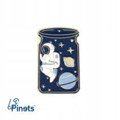 Pinets® Ozdobný špendlík astronaut ve sklenici