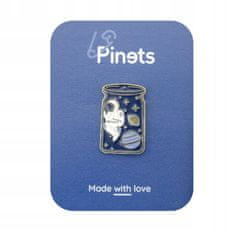 Pinets® Ozdobný špendlík astronaut ve sklenici