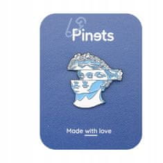 Pinets® Ozdobný špendlík poprsí s dvojitým obličejem a posunutýma očima