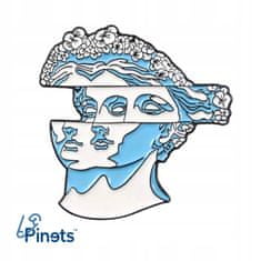 Pinets® Ozdobný špendlík poprsí s dvojitým obličejem a posunutýma očima