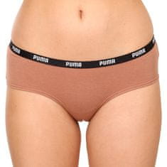 Puma 2PACK dámské kalhotky hnědé (603032001 013) - velikost S