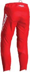 THOR kalhoty SECTOR Minimal bílo-červené 46