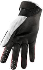 THOR rukavice DRAFT černo-bílo-červené S