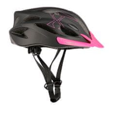 Nils Extreme cyklistická helma MTW291 černá/růžová L