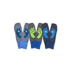 Voxx 3PACK dětské ponožky vícebarevné (Barefootik-mix-boy) - velikost 20/24