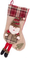 MAGIC HOME Ponožka Santa, 50 cm