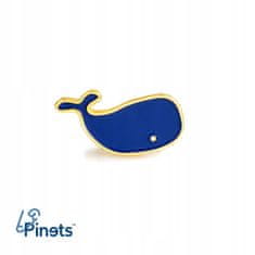 Pinets® Ozdobný špendlík modrá velryba