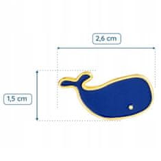 Pinets® Ozdobný špendlík modrá velryba