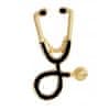 Ozdobný špendlík zlatý stetoskop