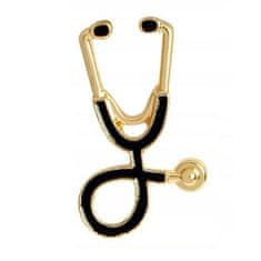 Pinets® Ozdobný špendlík zlatý stetoskop
