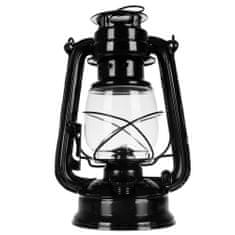 ISO 20683 Petrolejová lampa 24 cm černá