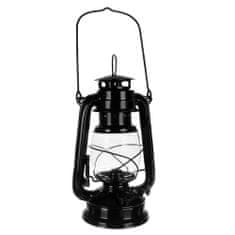 ISO 20683 Petrolejová lampa 24 cm černá