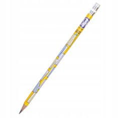 Astra , 3ks Obyčejná HB tužka s gumou a násobilkou, blistr, 206121002