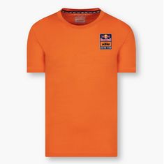KTM triko BACKPRINT modro-oranžovo-červené M