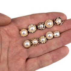 Pinets® Sada 10 kusů ozdobné špendlíky perly