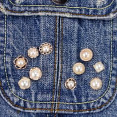 Pinets® Sada 10 kusů ozdobné špendlíky perly