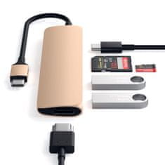 Satechi Slim Type-C Adaptér Multi-Port v2-USB HDMI USB-C 4k