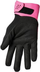 THOR rukavice SPECTRUM dámské černo-růžovo-šedé L