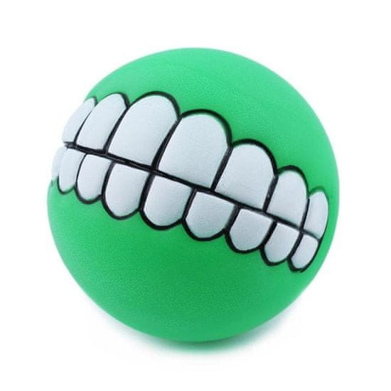 Surtep Animals Pískací míček Smile 7,5cm Zelená
