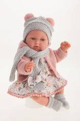 Antonio Juan Peke - realistická panenka miminko se speciální pohybovou funkcí a měkkým látkovým tělem - 29 cm