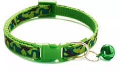 Surtep Animals Obojek pro psa Camuflage 1x19-32cm Světle zelená