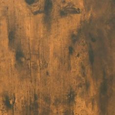 shumee 2dílná sada koupelnových skříněk kouřový dub kompozitní dřevo