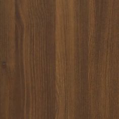 shumee 2dílná sada koupelnových skříněk hnědý dub kompozitní dřevo