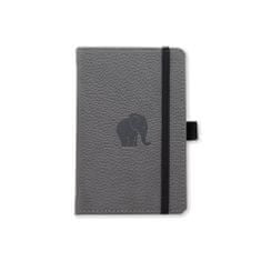 Dingbats* Zápisník A6 Wildlife Grey Elephant, tečkovaný