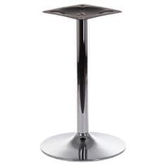 Chromová podnož stolu pro domácnost, restauraci, hotel SH-4005, výška 71,5 cm, průměr spodního prvku 45 cm - rám stolu, stůl