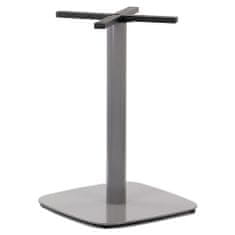 STEMA Kovová stolová podnož pro domácí, restaurační a hotelové použití SH-3050-3/A, šedá, výška 73 cm, spodní prvek 50x50 cm - rám stolu