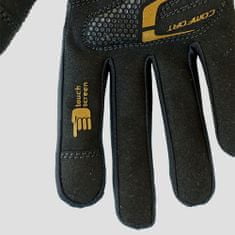POLEDNIK Dlouhoprsté letní cyklistické rukavice DYNAMIC, barva černá - velikost XL