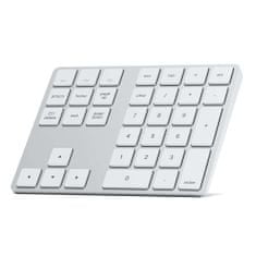Satechi Tenká numerická klávesnice pro Bluetooth stříbro