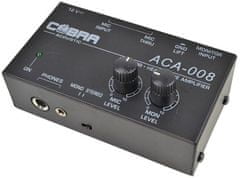 Cobra ACA008 mini mixpult a sluchátkový zesilovač