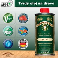 Tvrdý olej na dřevo Hartöl, 250 ml + příslušenství