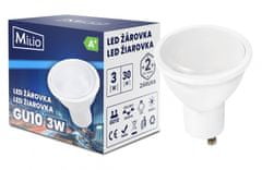 Berge LED žárovka - GU10 - 3W - 240Lm - teplá bílá