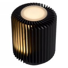 LUCIDE  Stolní LED lampa TURBIN Black, průměr 10,6cm