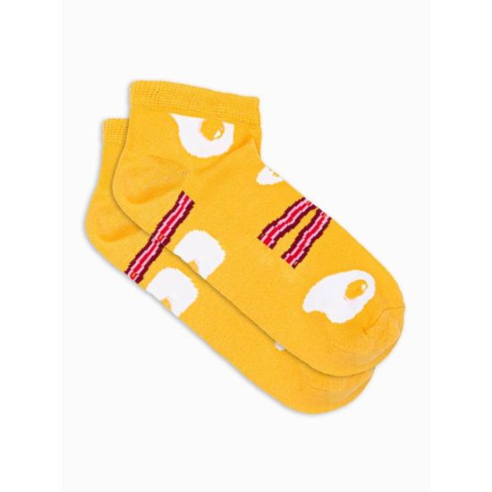 OMBRE Pánské ponožky LALA žluté MDN20614