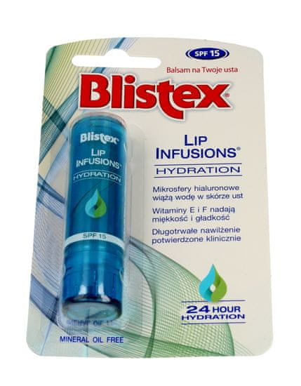 Blistex Hydratační balzám na rty Infusions Spf15 3,7G