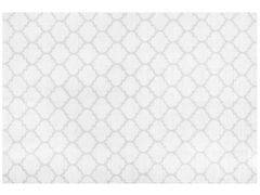 Beliani Oboustranný šedý koberec s geometrickým vzorem 160x230 cm AKSU