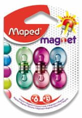 Maped Silné magnety - průměr 13 mm mix barev, 6 ks