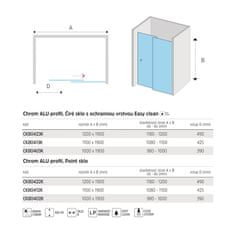 Mereo Lima sprchové dveře zasunovací dvoudílné, 100x190 cm, chrom, sklo čiré 6 mm CK80403K - Mereo