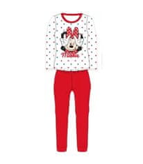 E plus M Dívčí pyžamo Disney Minnie - červené 98-128