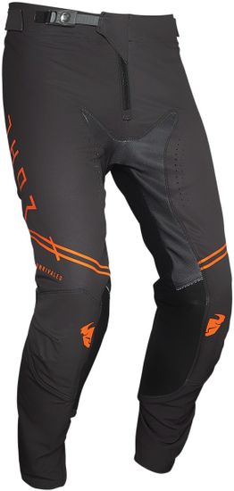 THOR kalhoty PRIME PRO Unrivaled charcoal/fluo černo-oranžovo-šedé