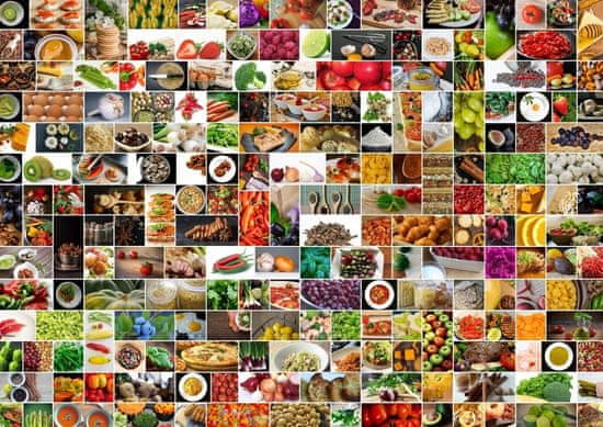 Grafika Puzzle Koláž: Kuchyně v barvách 1500 dílků