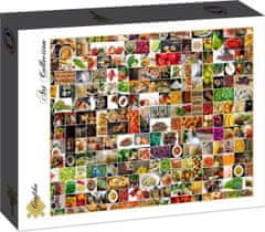 Grafika Puzzle Koláž: Kuchyně v barvách 1500 dílků